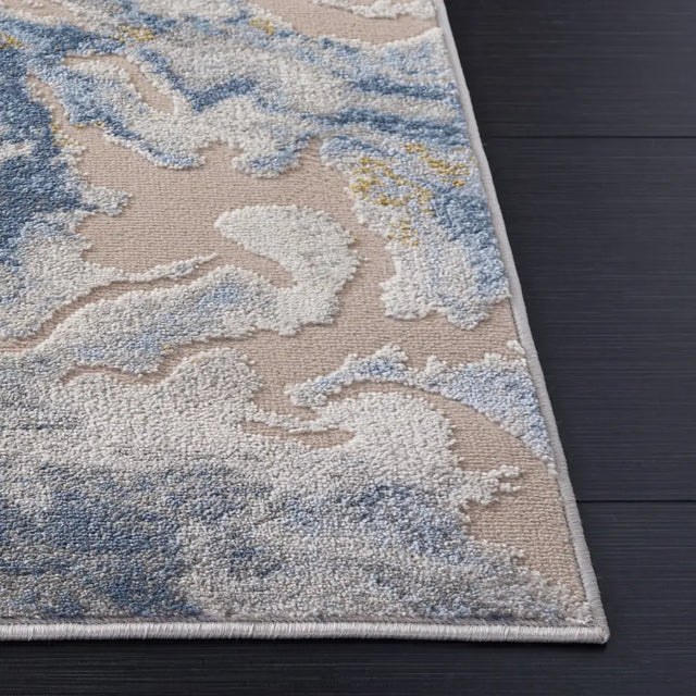 Safavieh Palma 5'-3" x 7'-6" Rug in Grey / Teal