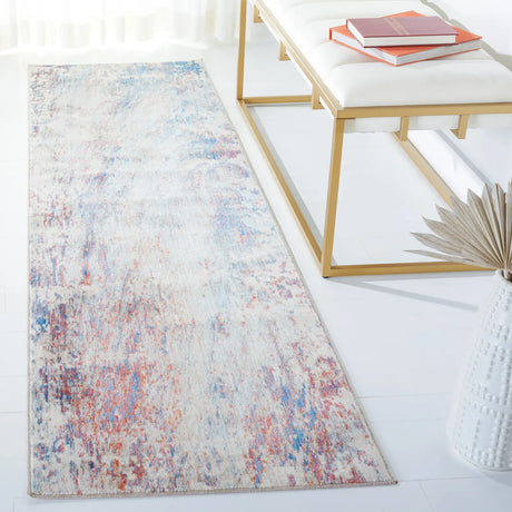 Safavieh Vintage Persian 2'-2" x 8'-0" Rug in Blue / Rust