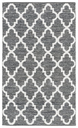 Safavieh Montauk 3'-0" x 5'-0" Rug in Charcoal / Ivory