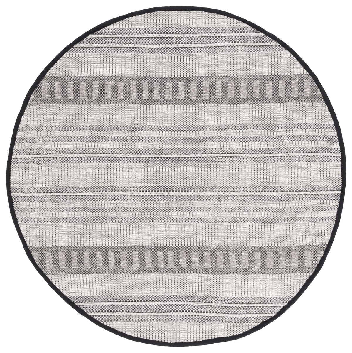 Safavieh Natura 6'-0" x 6'-0" Rug in Grey / Black