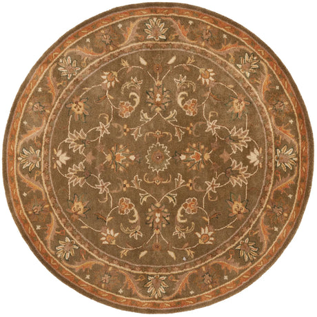 Safavieh Antiquity 6'-0" x 6'-0" Rug in Olive / Gold