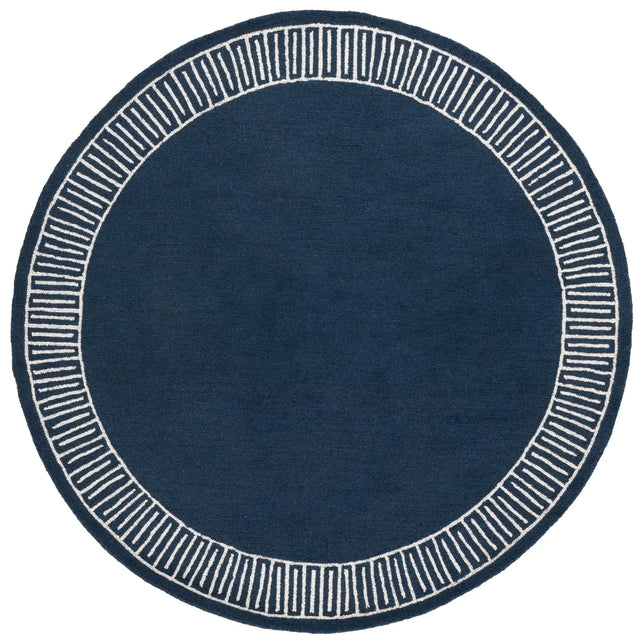 Safavieh Metro 6'-0" x 6'-0" Rug in Blue / Ivory