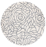 Safavieh Casablanca 7'-0" x 7'-0" Rug in Ivory / Grey