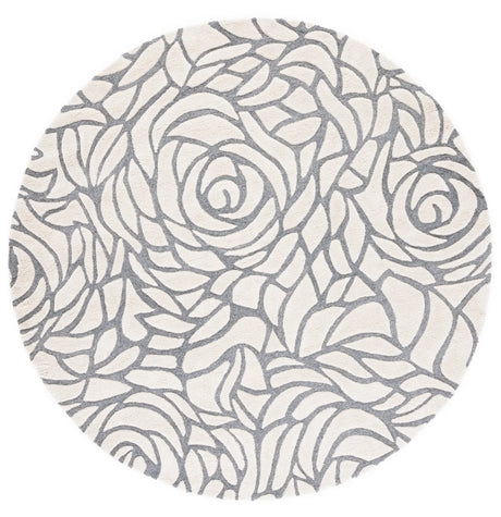 Safavieh Casablanca 7'-0" x 7'-0" Rug in Ivory / Grey