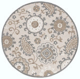 Safavieh Blossom 6'-0" x 6'-0" Rug in Grey / Beige