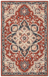 Safavieh Heritage 4'-0" x 6'-0" Rug in Red / Black