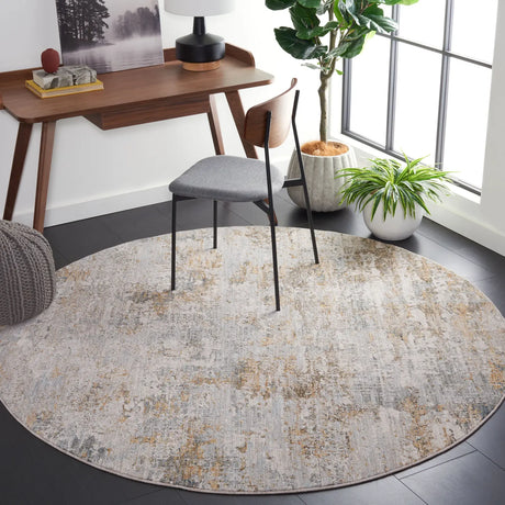 Safavieh Adrianna 6'-7" x 6'-7" Rug in Blue / Gold