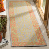 Safavieh Suzani 2'-3" x 8'-0" Rug in Orange / Silver