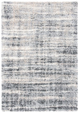 Safavieh Fontana Shag  800 4'-0" x 6'-0" Rug in Grey / Ivory