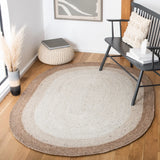 Safavieh Braided 5'-0" x 7'-0" Rug in Beige / Ivory