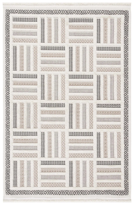 Safavieh Urban 4'-0" x 6'-0" Rug in Beige / Ivory