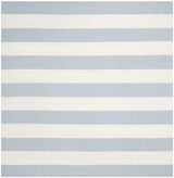 Safavieh Montauk 6'-0" x 6'-0" Rug in Sky Blue / Ivory