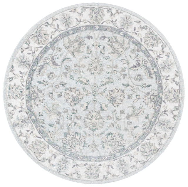 Safavieh Glamour 6'-0" x 6'-0" Rug in Light Blue / Ivory