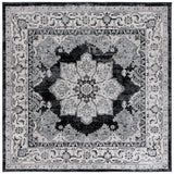Safavieh Brentwood 6'-7" x 6'-7" Rug in Ivory / Black