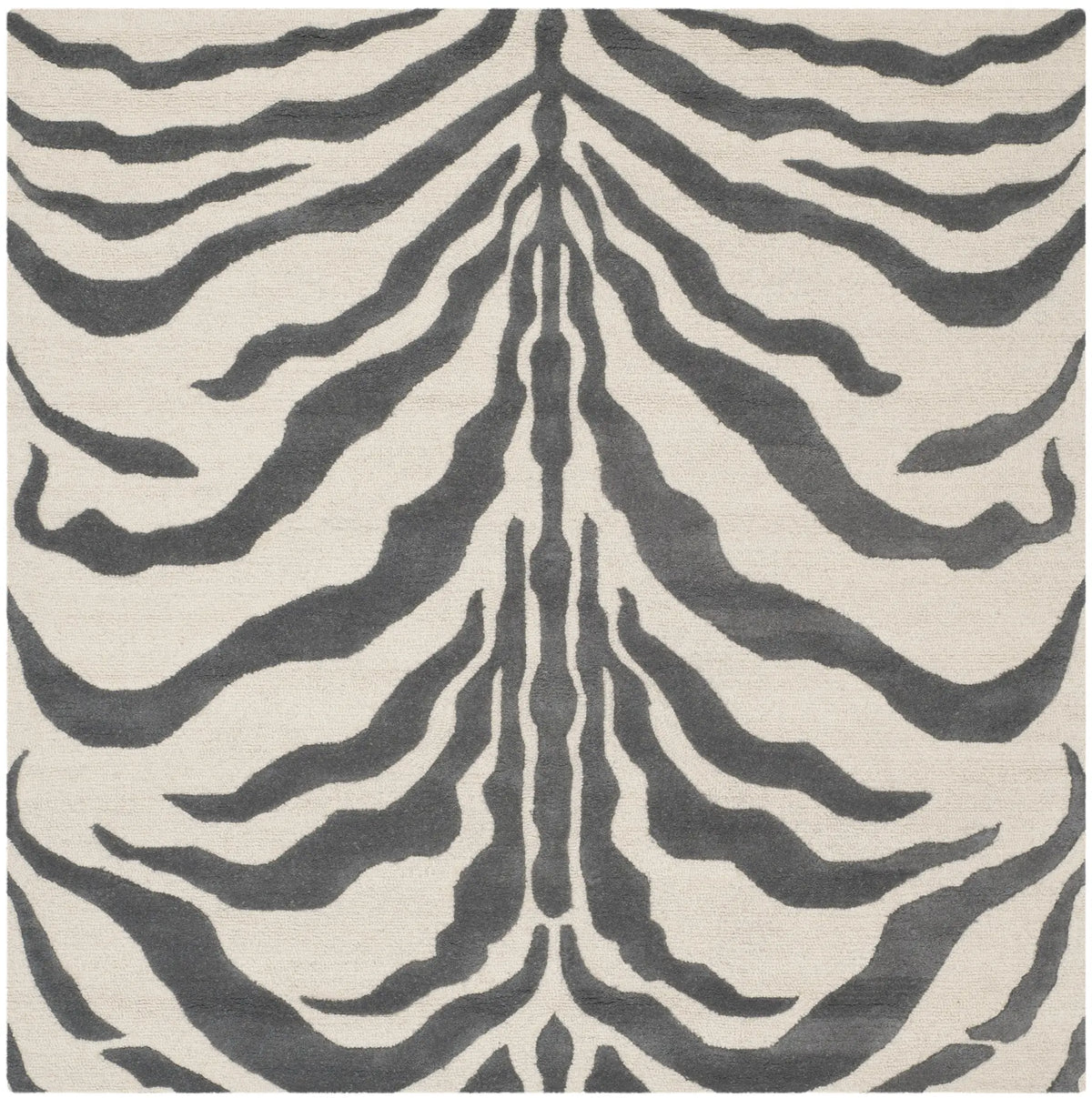 Safavieh Cambridge 6'-0" x 6'-0" Rug in Ivory / Dark Grey