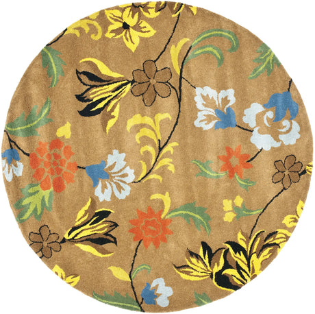 Safavieh Soho 6'-0" x 6'-0" Rug in Brown / Multi