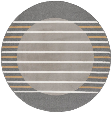Safavieh Pyramid 6'-7" x 6'-7" Rug in Grey / Ivory Gold