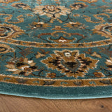 Safavieh Summit 6'-7" x 6'-7" Rug in Teal / Teal