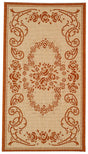 Safavieh Courtyard 2'-0" x 3'-7" Rug in Natural / Terra