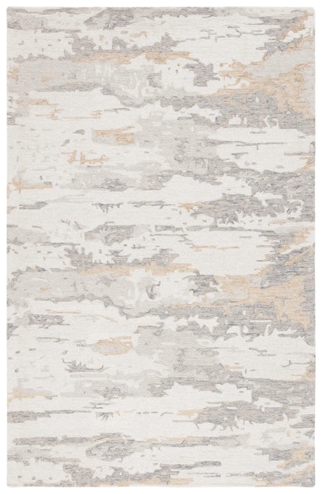 Safavieh Abstract 4'-0" x 6'-0" Rug in Ivory / Grey