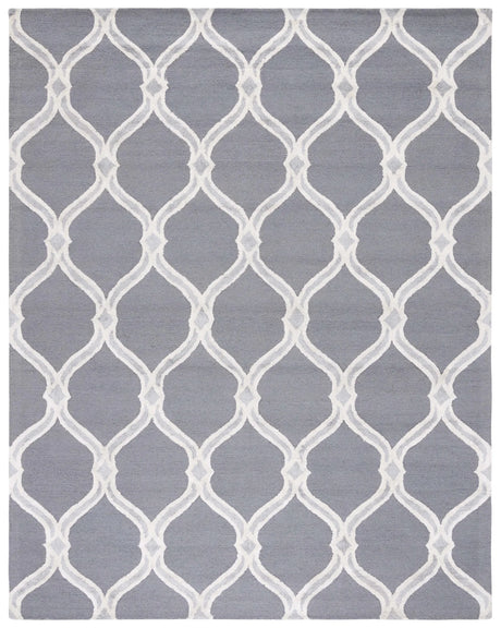 Safavieh Manchester 8'-0" x 10'-0" Rug in Dark Grey / Ivory