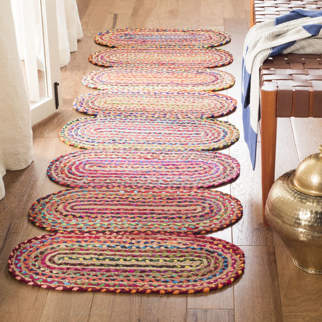 Safavieh Cape Cod 2'-3" x 8'-0" Rug in Red / Multi