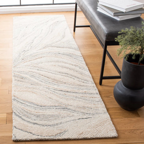 Safavieh Metro 2'-3" x 8'-0" Rug in Ivory / Grey