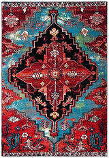 Safavieh Vintage Hamadan 4'-0" x 6'-0" Rug in Blue / Red