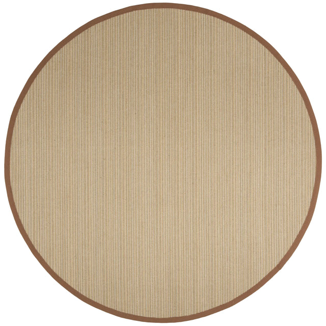 Safavieh Natural Fiber 6'-0" x 6'-0" Rug in Multi / Light Brown