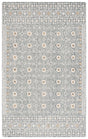 Safavieh Micro-Loop 4'-0" x 6'-0" Rug in Silver / Ivory