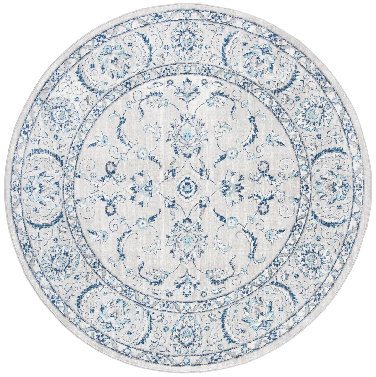 Safavieh Brentwood 10'-0" x 10'-0" Rug in Light Grey / Blue