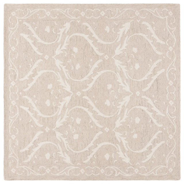 Safavieh Blossom 6'-0" x 6'-0" Rug in Beige / Ivory