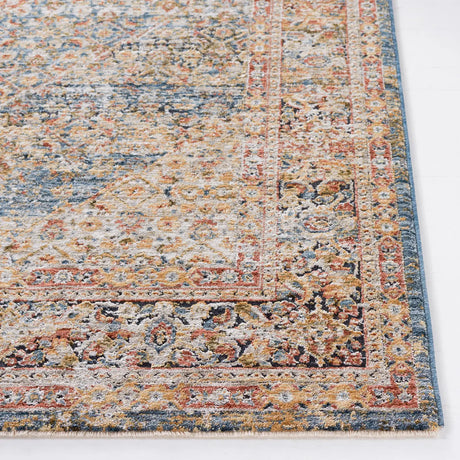 Safavieh Silverado 4'-0" x 6'-0" Rug in Blue / Rust