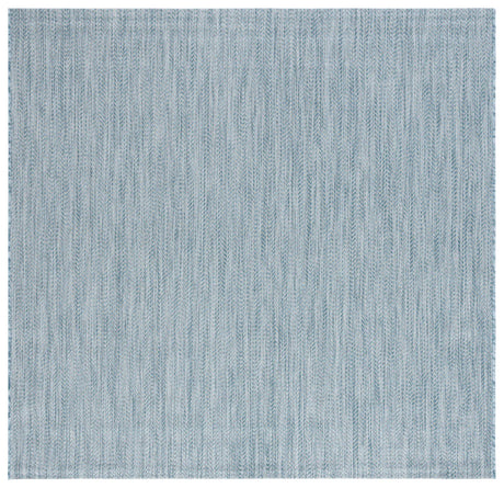 Safavieh Courtyard 6'-7" x 6'-7" Rug in Aqua / Grey