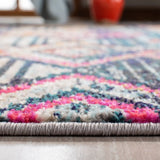 Safavieh Madison 4'-0" x 6'-0" Rug in Black / Orange