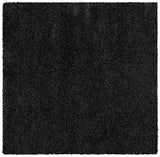 Safavieh Evolution Shag 500 6'-7" x 6'-7" Rug in Charcoal