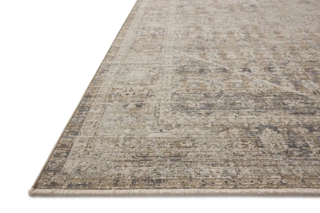 Chris Loves Julia x Loloi Ida IDA-06 Slate / Natural Rug - rug corner
