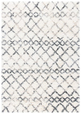 Safavieh Fontana Shag  800 4'-0" x 6'-0" Rug in Ivory / Grey