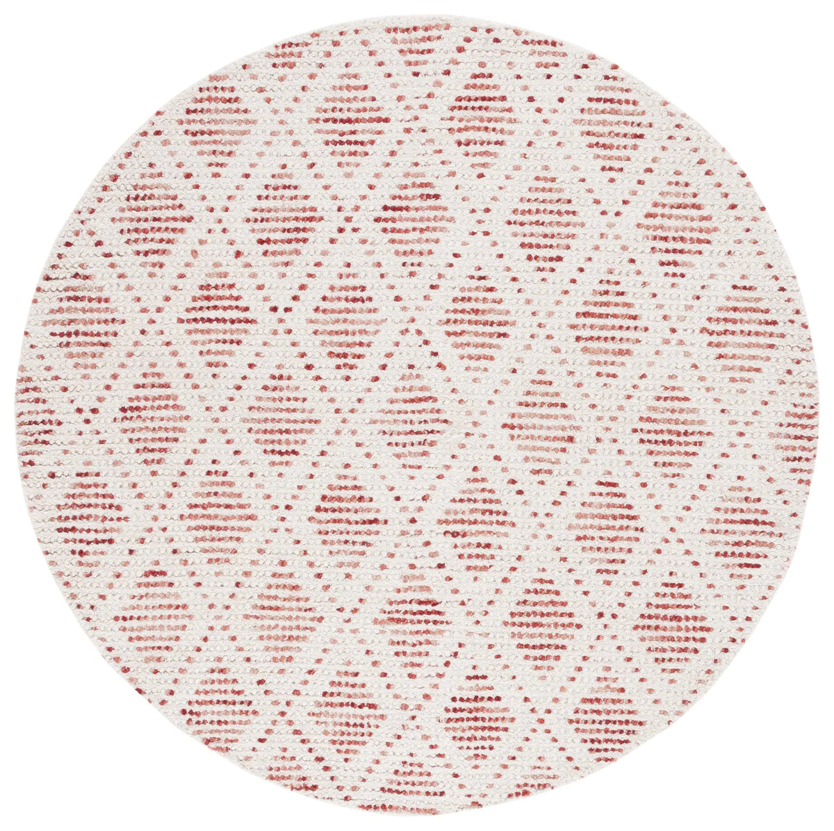 Safavieh Natura 6'-0" x 6'-0" Rug in Ivory / Red