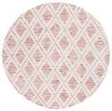 Safavieh Natura 6'-0" x 6'-0" Rug in Ivory / Red