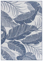 Safavieh Beach House 4'-0" x 6'-0" Rug in Navy / Ivory