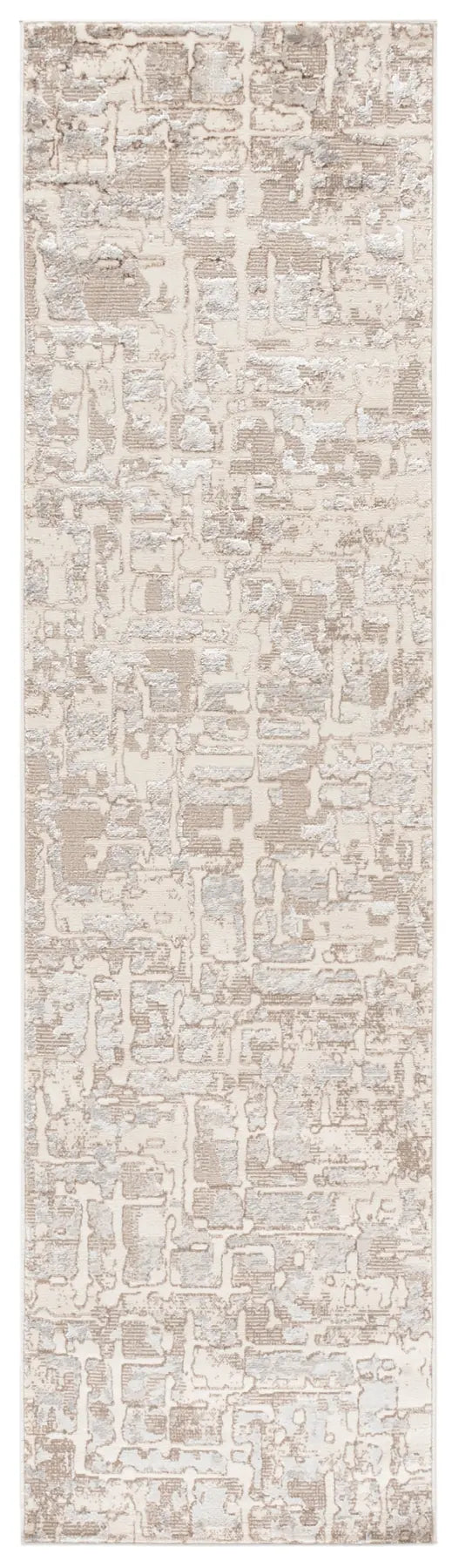 Safavieh Spectrum 2'-2" x 8'-0" Rug in Ivory / Grey Beige