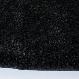 Safavieh Shag 3'-0" x 3'-0" Rug in Black / Ivory