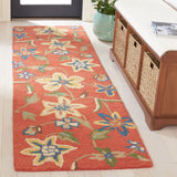 Safavieh Blossom 2'-6" x 12'-0" Rug in Rust / Multi