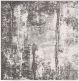 Safavieh Spirit 100 6'-7" x 6'-7" Rug in Dark Grey / Ivory