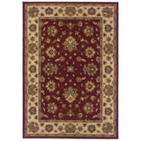 Oriental Weavers Sphinx Ariana 623v3 Red / Ivory Rugs - main flat