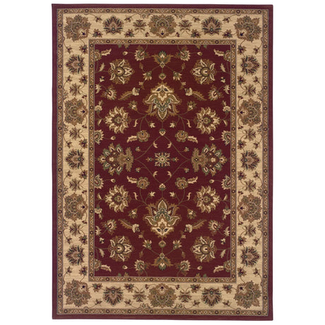 Oriental Weavers Sphinx Ariana 623v3 Red / Ivory Rugs - main flat