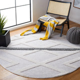 Safavieh Marrakesh 6'-7" x 6'-7" Rug in Grey / Ivory