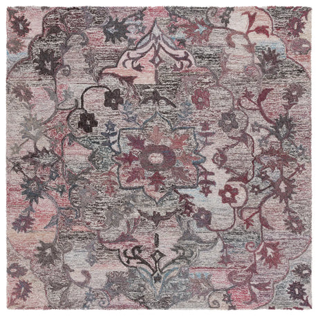 Safavieh Anatolia 6'-0" x 6'-0" Rug in Brown / Pink