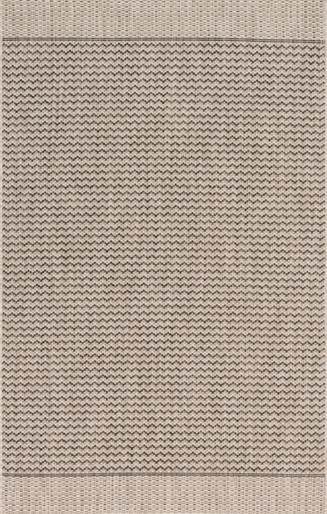 Loloi Isle Ie-03 Grey / Black Rugs - main flat